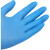 爱马斯 AMMEX APFNC46100一次性手套蓝色丁腈手套标准型无粉左右手通用 麻面 大码*100只/盒