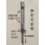 荧阙金属套温度计不锈钢温度计水温表水箱温度计玻璃液体温度表护套表 铁壳0-100