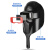 筑采（ZHUCAI）电焊面罩 全脸部手持式焊帽隔热烧轻便防护面具加强版  加强版  灰色1个装 