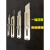 杨笙福9-18-25mm全304不锈钢美工刀架刀柄重型全钢金属工业级壁纸 H25尖角+一盒0.9刀片 螺丝三套+