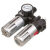 气泵空气油水分离器BFC2000/3000/4000二联件BFR+BL气源处理过滤 BFC2000铁外罩