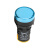 KEOLEA AD16-22D/S LED指示灯按钮电源信号灯22mm安装孔径多色可选 【圆形220V】蓝色