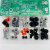 硅胶单点按键 圆形导电开关按键 单个小按钮 游戏机 开关，硅橡胶 HJ：729红色 （拍一发10个）