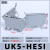 HXDU UK5-HESI灰色【1只】 保险端子导轨式接线端子排熔断器底座定制