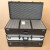 手提箱航空箱定制铝合金箱子工具箱订做户外战术箱长条铝箱密码箱 黑色/迷彩75*35*15