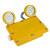 松润 LED防爆应急灯 双头照明灯 停电自动亮灯 正常供电下自动充电 IP65 SOR-B361 黄色