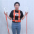 礼丝汀高空作业安全带保险带空调安装专用高安全绳电工腰带五点式安全带 国标双大钩3米