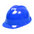 WXSITEAN(斯特安)安全帽 新国标ABS001 防砸透气 工业头盔电力工程工地建筑施工 V型标准款蓝色