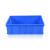 罗德力 零件筐 加厚可折叠收纳整理箱塑料物流周转箱 蓝色10# 145*95*54mm