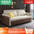 映巢（YINGCHAO）中式轻奢实木沙发床双人可折叠床北欧小户型客厅两用沙发 需储物高箱+250 详询客服