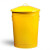 环保分类铁皮垃圾桶大号可回收庭院户外环卫收纳桶果皮箱小区园艺 26L红色 方形