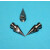 DYQT点胶针头锥形精密分体针头不锈钢出胶嘴精密点胶机打胶头 单针尖0.9mm