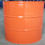 油桶200升桶 桶柴油桶200L大铁桶 装饰200升铁桶 装饰幼儿园 桔红色17KG 58*89cm