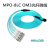 mpo光纤跳线MTP 8 12 16 24芯铠装MT万兆多模QSFP28光模块40G MPO-8LC OM3(8芯) 1m