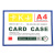 奈鑫 彩色标识卡k士磁性卡 仓库货架标识牌 规格-YX-804（A4 297*210mm）