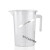 量杯 塑料 带刻度量筒厨房烘培奶茶店器具小工具塑料量具计量杯加 500ml-黑白双刻度-PC