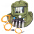 山头林村定制供气式防毒面具面罩全面罩喷漆喷塑化工化学打磨防粉尘披肩防 B1+AFBM套件