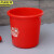 京洲实邦 22L红色36*34cm 加厚洗衣塑料水桶手提装水大红色塑料桶盆桶JZSB-8032 