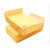 适用黄色纸气泡信封袋防水防震自封泡沫袋快递包装袋工厂 12x18+4cm(大箱900只)