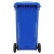 户外环卫物业大号分类垃圾桶 新国标可挂车蓝色-可回收物240L 240L蓝色-可回收物(挂车款)