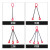 富都华创 起重吊索具 5吨4米2腿 猛钢铁链条吊链行车吊装工具 FDHC-DSJ-050