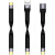 京斯坦 超短USB3.1对C数据线FPC柔性线路板3A高速充电线 C对C 10GB 3A 13厘米（2条）