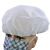 艾博瑞（Aberry）一次性无纺布圆帽防尘防油烟手工加厚30克重加工车间厨师帽100只 加厚蓝色圆帽50只 30克重