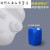 带内盖塑料小方桶密封扁桶耐酸碱化工桶加厚实验室废液桶收集 白色10L加厚耐酸碱