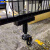 定制德拉科机器人安全护栏围栏工业机械设备移动网格围网加强定金 弹簧脚轮 一套