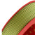 珠实 硬铜芯线6平方红色单股单芯硬电线（100米/卷） 1卷