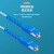 天背（Tianbei）隐形光纤透明室内皮线光缆 SC-SC 200米 TB-WS10