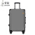 袋鼠（KANGAROO）成人行李箱万向轮铝框拉杆箱学生旅行箱商务登机密码箱 深灰色 28寸