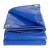 京势 篷布 防水布 蓝色加厚刀刮布货车篷布防雨布PVC油帆布 8米*10米（1张）