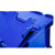定制 标准可堆式物流箱塑料周转箱塑料储物箱收纳箱有盖物流箱 C箱-翻盖灰色