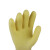 谋福 橡胶手套 黄色加长耐酸碱  家务清洁  J62 60CM款工业橡胶手套 