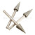 玉雕工具金刚石磨头 三角型玉石翡翠磨针雕刻工具伞形3/6mm柄 3*8mm