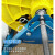 好易拉放线架电工放线器放线盘放线神器折叠多线家装线电工工具 2-300蓝色 可装1.5-10平方100米线
