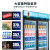希冷（XILEN） 展示柜冷藏饮料柜超市便利店冰箱啤酒柜商用冰柜冷饮柜水果蔬菜保鲜柜 三门莓红（上机铝合金门款） 风冷
