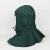 LISM防尘喷砂喷漆通风弯玻璃大头帽防溅风沙头套帽面罩风帽披肩帽 军绿色喷砂帽+1瓶防雾剂