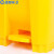 蓝鲸环卫 黄色100L 医疗废物黄色加厚脚踏式垃圾桶LJHW-1103
