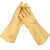 三蝶（sandie） 工业橡胶手套 耐酸碱劳保手套 加厚B型 50付(一箱) 米黄色 长60cm