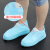 英玛仕（ENGMARSS）雨鞋套男女中筒户外轻巧便携防滑防雨水鞋套 蓝色 XL