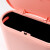 冰禹 BYyc-104 卫生间夹缝带盖垃圾桶 按压式卧室收纳纸篓 粉色