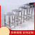 亚润  不锈钢实验室学校方凳化验室车间员工操作凳子定制 201材质(55高)