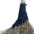 康丽雅 K-0113 竹柄小号竹扫把 物业学校商用扫帚植物笤帚 竹柄黑皮2斤-1把装