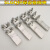 铜铝复合钎焊过渡设备线夹SLG12348电缆接线夹固定夹电力金具  ONEVAN 乳白色 铝-5   80*80