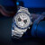 西铁城（CITIZEN） 手表男FF系列光动能蓝色表盘钢带日期显示时尚商务表男士腕表 CA4554-84H