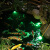 龙代（longdai）太阳能庭院灯 酒店通道公园水池防水地埋灯别墅假山水底灯 一拖二5米线 绿光款