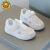 G.DUCK KIDS GO WITH DUCK小黄鸭六-幼儿园2024新款小白鞋女板鞋运动鞋透气男单网鞋白色鞋 白色 34码鞋内长约20.5cm