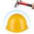 勋狸粑加厚安帽玻璃钢工地施工程领导国标建筑高强度透气印字头盔 黄色 加厚款玻璃钢 #688
